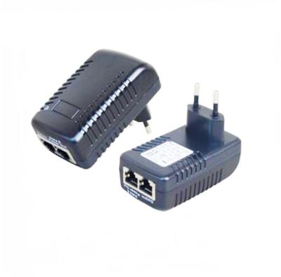 China EU Plug POE Power Adapter 24V 1000mA Support Short Circuit Protection For LCD for sale