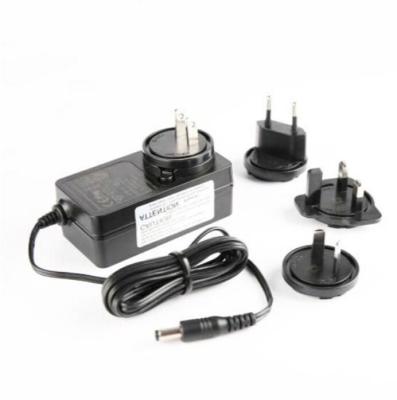 Chine Basse interférence de prise de remplacement de puissance d'adaptateur interchangeable multiple de l'adaptateur 12V3.33A à vendre