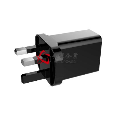 China Universal-BRITISCHE Art Adapter des USB-Reise-Wand-Ladegerät-QC3.0 für Mobiltelefone zu verkaufen