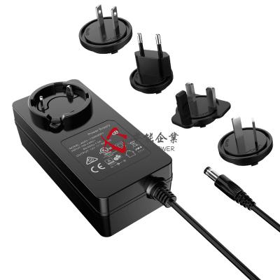 China 19V 12V 65W Interchangeable Wall Power Adapter With PSE CE GS UL CB GS RoHS for sale