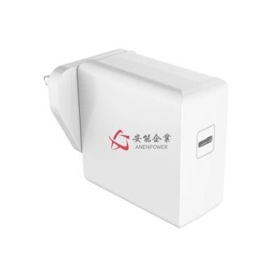 China PD-Ladegerät-45W BRITISCHE Leistungsfähigkeit des Kurzschlusssicherung USB-C Stecker PD-Ladegerät-Niveau-VI zu verkaufen