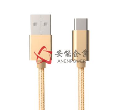 Chine Type tressé en nylon type de remplissage C d'USB 3,1 de câble de C au câble de chargeur de synchronisation de données d'USB 3,0 OTG à vendre