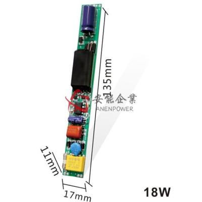 China maximaler LED Fahrer-breite Spannung 470mA 18W, die keine Leuchtröhre des Aufflackern-T8 T5 T10 LED anwendete zu verkaufen