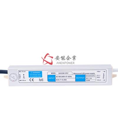 China Conductor constante de la prenda impermeable LED del voltaje 24V 25W, estándar del EMC de la fuente de alimentación de IP68 IP67 LED en venta