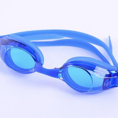 China Factory direct anti-fog waterproof anti-fog silicone swimming goggles with ear plugs wholesale adjustable swimming glasses for sale