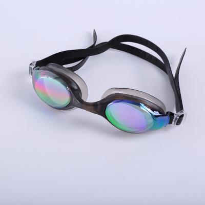 China Factory Factory Silicone Mirror-Coated Waterproof UV Protection Silicone Swimming Goggles Wholesale Adjustable Swimming Goggles for sale