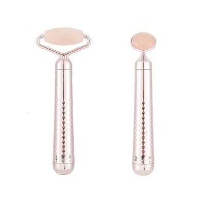 China 2022 Hot Selling Detox Gemstone Massager Facial Roller Jade Facial Roller Massager for sale