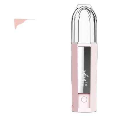 China Moisturizer Huabao Mini Portable Nano Mist Sprayer Facial Massage Led Nano Facial Mist Sprayer Device Test Skin Dryness for sale