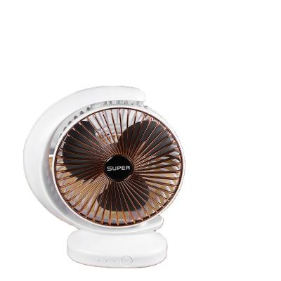 China Hot Sale 12v Rechargeable Fan Turbine Table Fan Without Neck Leaves 16 Inch Usb Plug-in Desktop Fan Portable Desktop Table Fan for sale