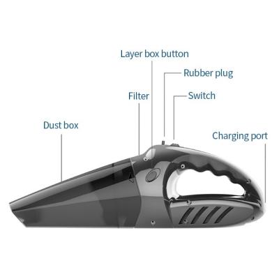 China 250w 25kpa mini chargeable car vacuum cleaner miui 40w handheld vacuum cleaner handheld vacuum cleaner for sale