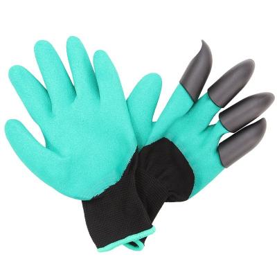 China New Garden Home Decoration Anti-sting Anti-knock Latex Garden Flower Planting Waterproof Gardening Gloves for sale