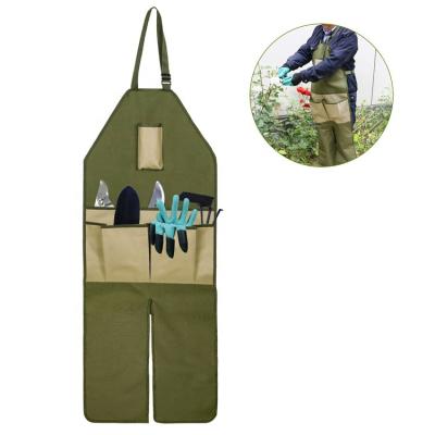 China New Balanced Oxford Pocket Oxford Cloth Multi Color Blocking Extended Version Garden Gaiters Apron for sale