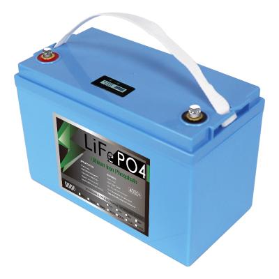 China ABS Housing Cheap Price 12v 60AH LiFePO4 Batteries BMS Deep Cycle Rechargeable Built-in Battery For RV Kids Scooters for sale