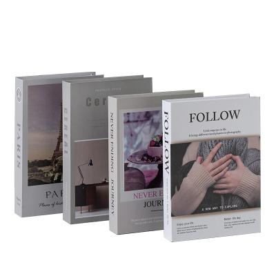 China Modern light luxury decorate popular home light luxury bookshelf decoration simulation photography prop books decoration for sale