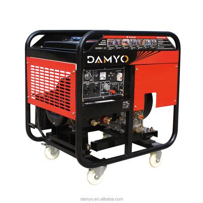 China Air Cooled Single Cylinder Welding Machine Units 4KW 4.3KW Common Welder Generator Diesel Welding Generator for sale