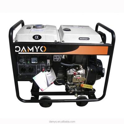 China Open Type Common Power 50Hz 5.0KW 5.0KVA 5000W 418CC Units Rated Diesel Portable Generator for sale