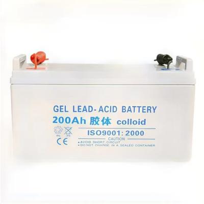 China 200Ah 250Ah 300Ah Solar Power Tools Deep Cycle Storage Battery GEL 12V 100Ah Lead Acid Batteries for sale