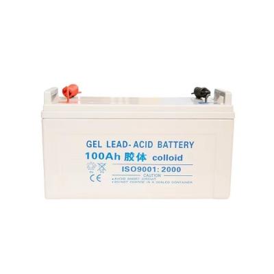 China Machine- the solar battery 12v 100ah gel battery for sale