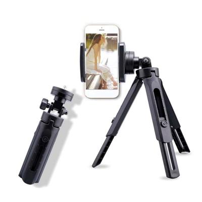 China 360Â ° Live Broadcast Portable Handheld Mini Accessories Stabilizer Holder Base Rotating Tripod Foldable Stand Durable Universal Mobile Phone for sale