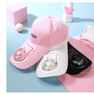 China 1-3 Hour Fan Hat USB Charging Adult Cooling Kids Baseball Hat Cap Manufacturers Wholesale for sale