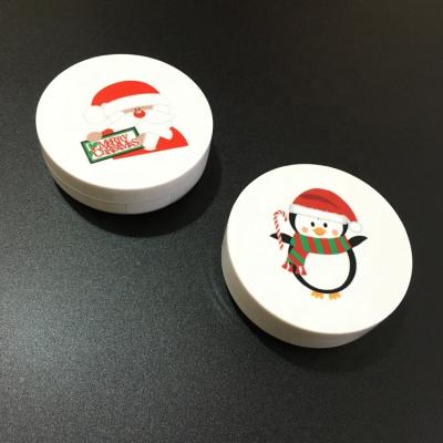 China For Contact Lens Christmas Design Contact Lens Case Contact Lens Container Christmas Contact Lenses New A-8053 for sale