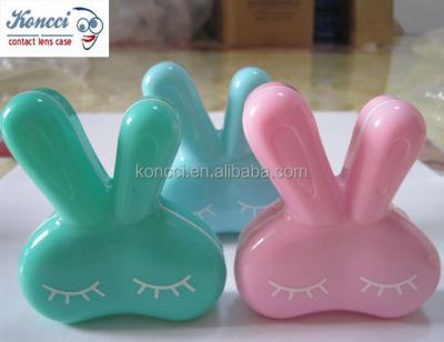 China For Cute Rabbit Contact Lens Case Long Contact Lens Rabbit Contact Lens Mate Box Bunny Contact Lens Travel Kit A-856 for sale