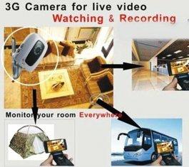 China 3G remote video alarm camera for live video CX-3G04 à venda