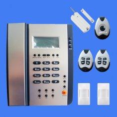 China Dual network PSTN and GSM alarm system with built in phone CX-217 zu verkaufen