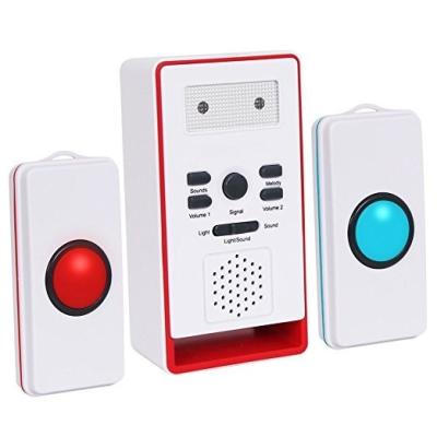 China Caregiver Pager with Two Call Button for the Elderly Nurse Call Alert Patient Disabled CX3055J à venda