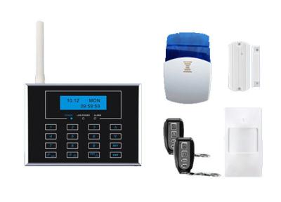 China Dual Network GSM PSTN Alarm System with touch keypad and wireless doorbell for sale