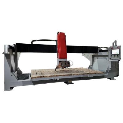 China Building Material Shops 5 Axis Bridge Machine Tombstone Bridge Saw CNC 3D Marble Stone Engraving Machine For Sale for sale