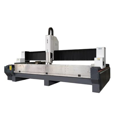 China Marble Pillar 3 Axis CNC Stone Saw Stone Cutting Machine For 2513 CNC Stone Router for sale