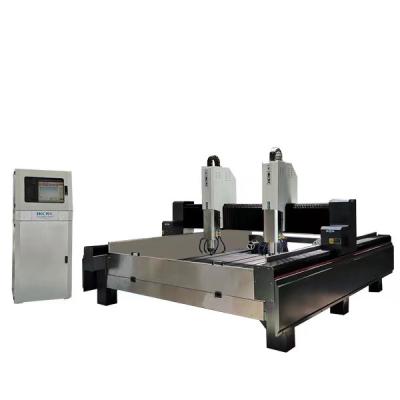 China Hot Selling Marble Pillar 2 Axis Stone CNC Router Machine For Sale Machinery for sale