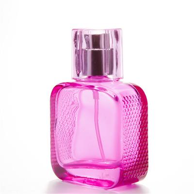 China Gift 30ML Colorful Glass Empty Spray Perfume Bottle for sale