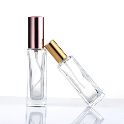 China Cosmetic Super Clear Glass 30ml Perfume Bottle With Pump For Cosmetic Packaging for sale