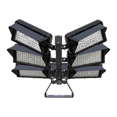 中国 非対称の屋外 LED スポーツ コート ライト 1800W 回転式モジュラー 販売のため