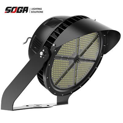 中国 Black Housing LED Football Field Lights 3000K-6000K High Lumen Efficiency 販売のため