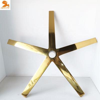 China Shenghao Modern Chair Accessories Gold Color Base for sale