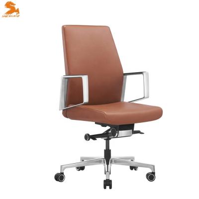 China Genuine Leather Office Chair (Size) Shenghao Executive Office Chair Italian Leather Chair Luxury Adjustable Executive Office Chair for sale