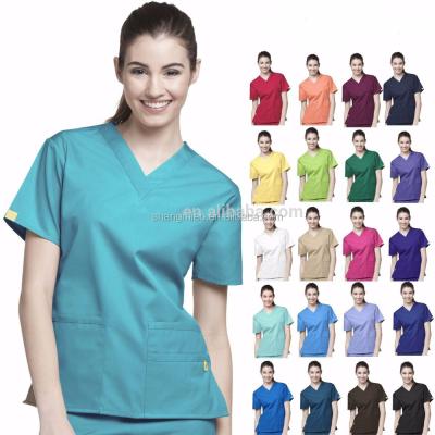 China Reusable Nurse Scrubs Printed/Butter Gently Scrubs/Wholesale Scrubs for sale