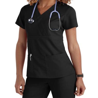 China Reusable Female Nurse Uniform Designs /nurse Scrub Suits pink koi scrubs for sale