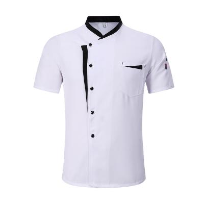 China Reusable Wholesale Restaurant Kitchen Jackets Chef Clothes Black High Grade Black Chef Uniform Coat for sale