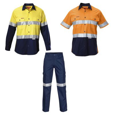 China Power new design work waterproof uniform, safety work clothing, reflective work clothes for sale