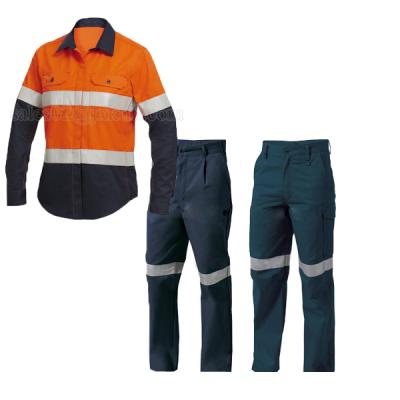 China Wholesale Cotton Twill Power Fire Retardant Cargo Work Pants With Side Pockets for sale