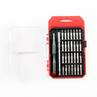 China 30pcs Precision Plastic Screwdriver Bits Set Plastic Box Packing Customized Color for sale