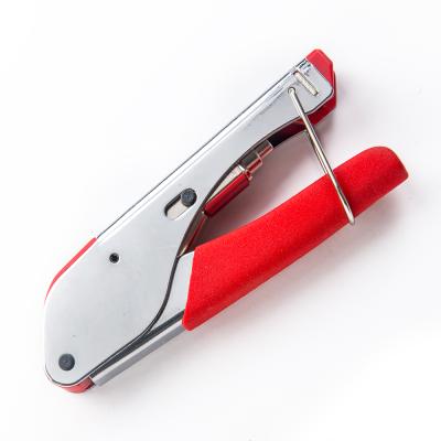 China 140mm crimpadora hand crimpadora coax crimp crimping tool crimpadora crimping tool network cable terminal stripper electrican wire crimper for sale