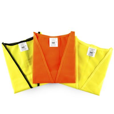 China Water Proof Clothing Yellow Orange High Visibility Reflective Safety Vest for sale