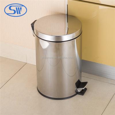 China Wholesale Waste Recycling Stainless Steel Foot Pedal Viable Waste Bins for sale