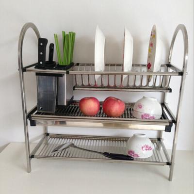 China Viable multi-functional combined plate rack of three layers for sale