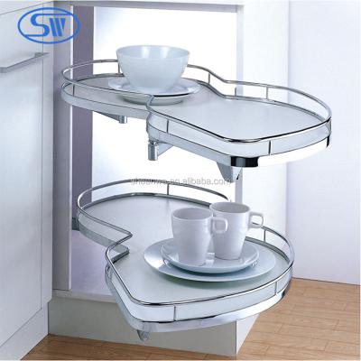 China Sustainable Wholesale Factory Price Guangzhou Kitchen Swing Tray Magic Corner for sale